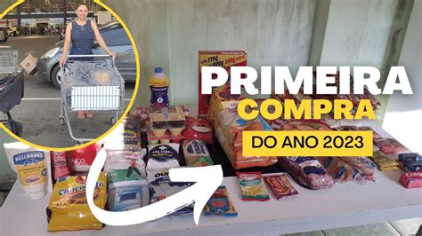 PRIMEIRA COMPRA DO ANO DIA DE VACINA MOSTREI AS COMPRAS FALEI O