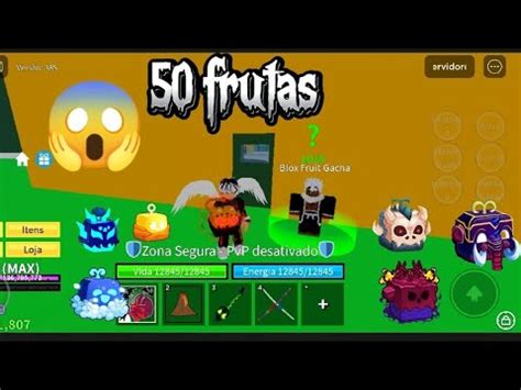 Girando 50 FRUTAS No BLOX FRUITS YouTube