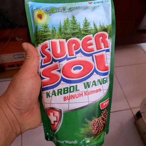 Jual Super Sol Karbol Wangi Pine 800 Ml Di Seller Hemat Bogor Hb