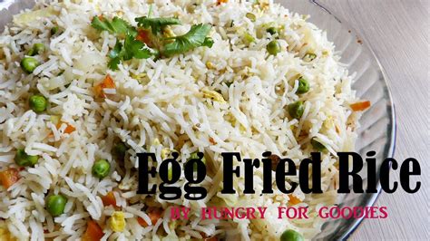 Easy Chinese Egg Fried Rice Hungry For Goodies Youtube