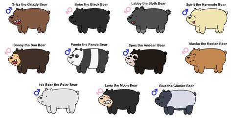 We Bare Bears: Grizzly x Panda by ColorCollision123 on DeviantArt Sloth Bear, Panda Bear, Polar ...