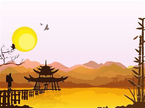 Eastern Landscape Vector Art & Graphics | freevector.com