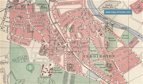 Map of Teddington, London