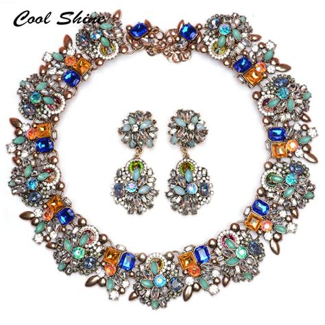 2016 New Fashion 6 Colors Luxury Crystal Choker Collar Statement