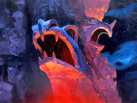 Ralph Bakshi Fire And Ice James Gurney Background Environment