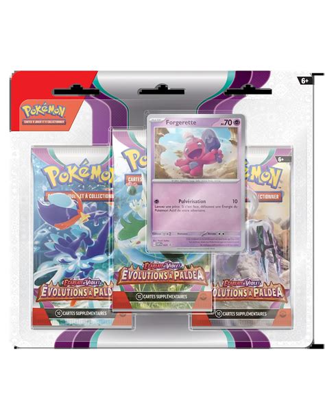 Pokemon Tripack Evolutions à Paldéa EV02 FR Boosters Pokémon et Tri