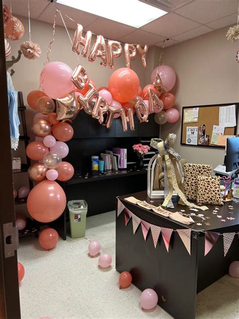 Office Rose Gold Birthday