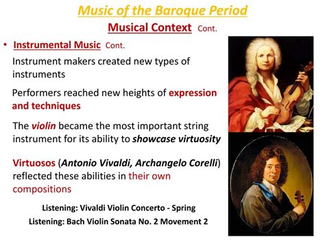 Ppt Music Of The Baroque Period Powerpoint Presentation Free