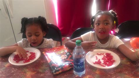 Hot Cheeto Challenge YouTube