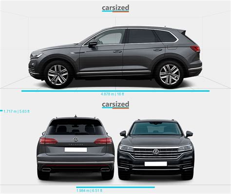 Volkswagen Touareg Dimensions Rear View