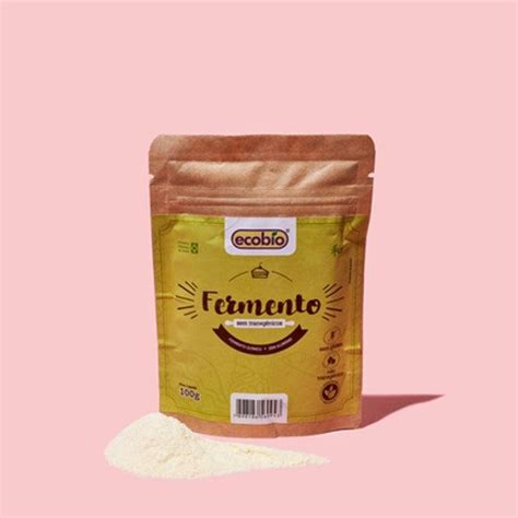 A Bag Of Fermento On A Pink Background