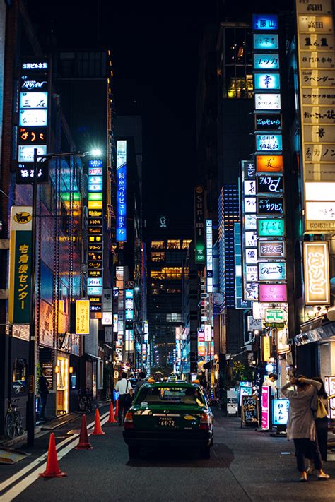 Tokyo street night shot on Behance