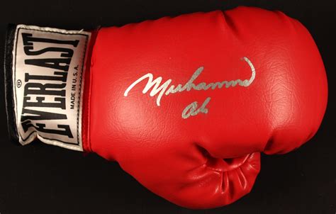 Lot Detail Muhammad Ali Signed Everlast Pro Model Boxing Glove With Choice Autograph Jsa