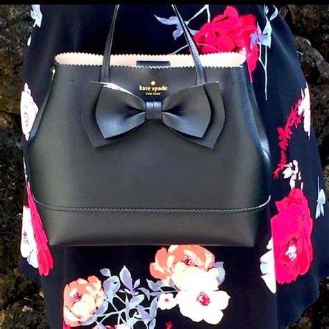 Kate Spade Bags Kate Spade Bow Vanderbilt Giorgia Black Purse