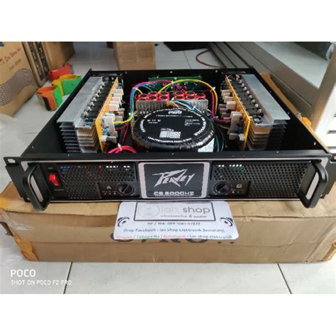 Jual Power Peavey CS8000HZ CS8000 HZ Kelas AB 2x800 Watt Full Makro