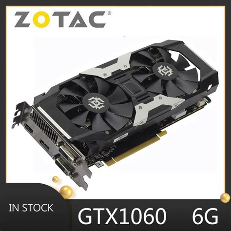 Zotac Tarjeta Gr Fica GTX 1060 6GB GPU Nvidia GTX1060 O6G Tarjetas De V