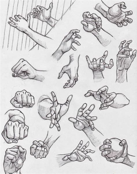 Hand Reference By Kingangel Z Hand Drawing Reference Drawing