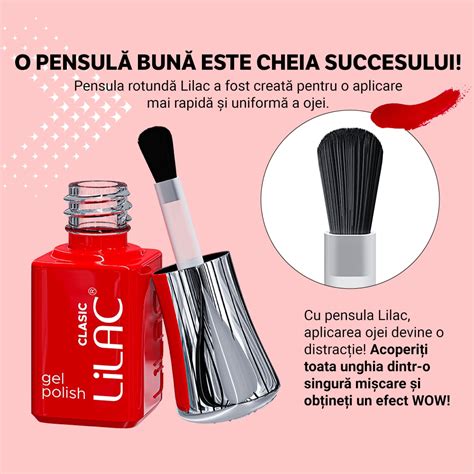 Kit Oja Semipermanenta Lilac Nude Colors Oje Culori Base Coat Si Top Coat EMAG Ro