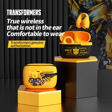 Transformers TF T05 Ear Clip Bluetooth Headset True Wireless Headphones