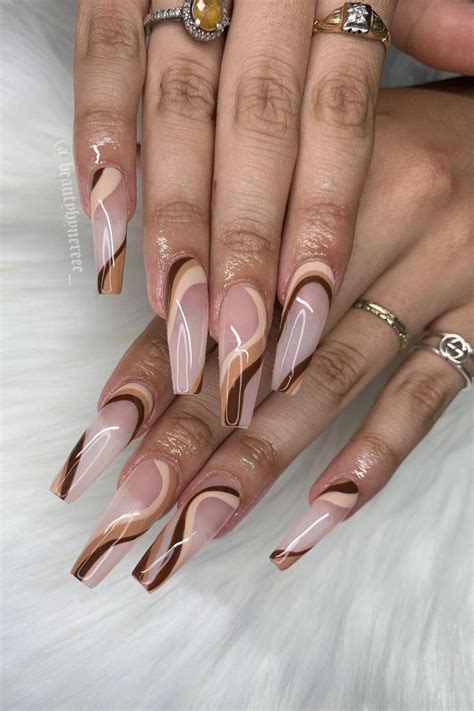 27 Trendy Brown Nails Design Ideas For Fall Nail Colors 2021 Brown