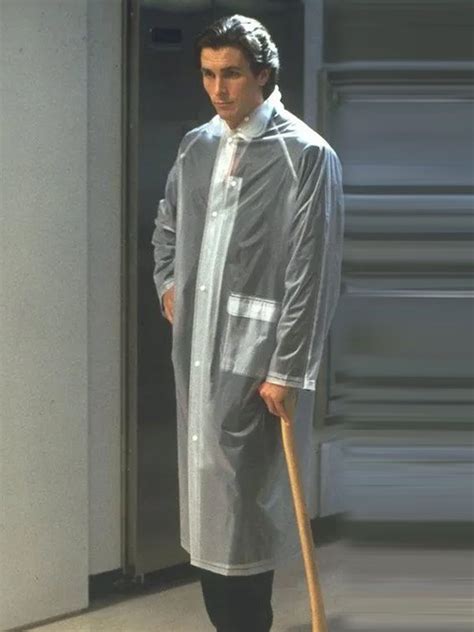 American Psycho Patrick Bateman Raincoat - Wilson Jackets