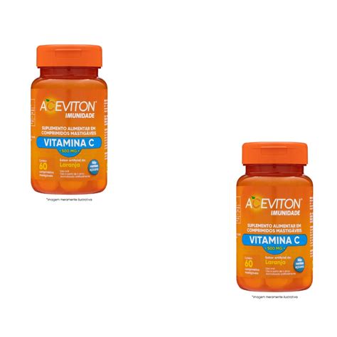 Kit Aceviton Vitamina C Comprimidos Cimed Shopee Brasil