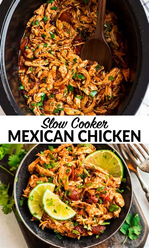 Crockpot Mexican Chicken Easy Ways To Use It Wellplated