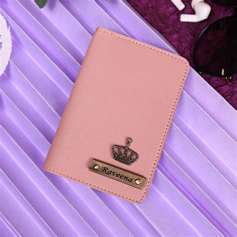 Personalized Pink Passport Cover Winni