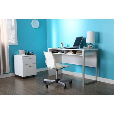 South Shore Furniture Classeur Mobile Tiroirs Interface Blanc