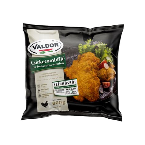 Valdor csirkecomb filé medvehagymás panírban 600 g Food Kamra