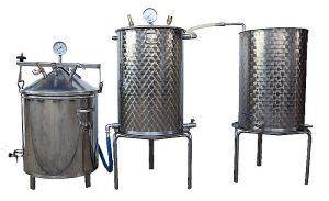 Alambic Gaz 150L 2 Alambics Et Distillateurs INOX