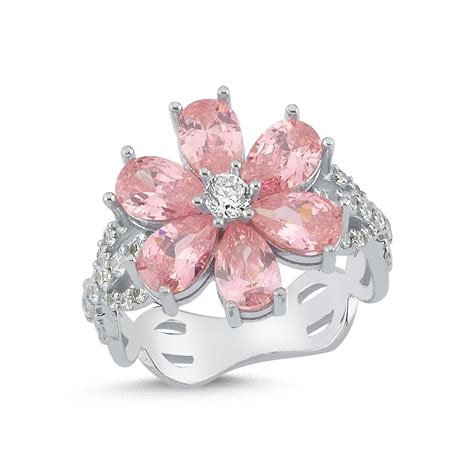 You Knock on My Door Serieseda Ring hande Erçel Ring silver Pink