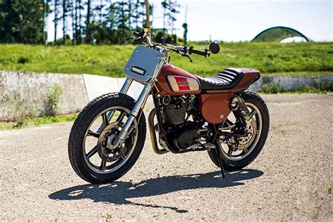 Historic Yamaha Xt500 Flat Tracker By Jerrett Bellamy Yamaha Old Bikes List