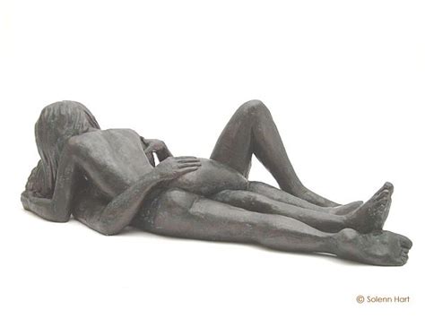 Sculpture Couple Enlac Nu