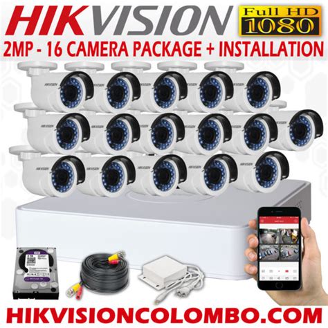 Hikvision K Dvr Mp Cctv Camera Package With Installation Sri Lanka