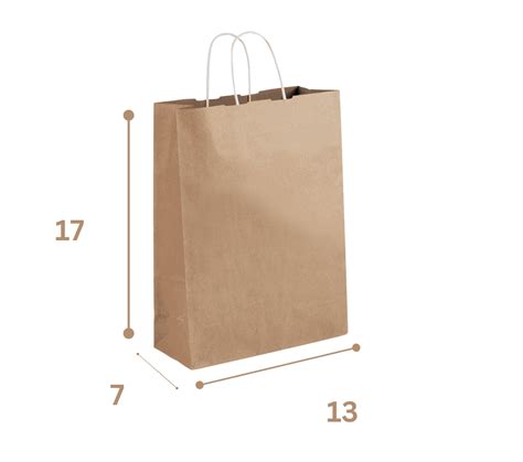 Brown Paper Bags With Twisted Handles X X Biofriendlypacks