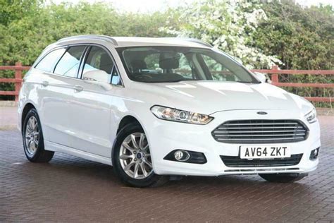 2015 Ford Mondeo 20 Tdci Econetic Zetec 5dr Diesel White Manual In