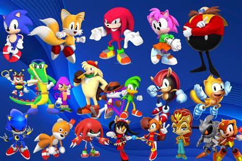 The Classic Cast by SonicHedgehog02 on DeviantArt