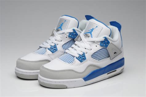 Air Jordan 4 Nouvellenike Air Jordan 4 Femme Blanche Et Bleu