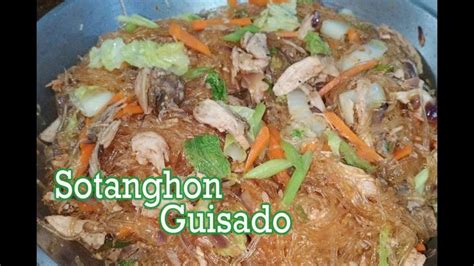 How To Cook Sotanghon Guisado Pancit Sotanghon Guisado Vermicelli