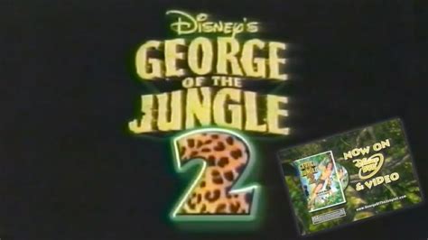 George Of The Jungle 2 Dvd And Vhs Release Commercial Retro 2003