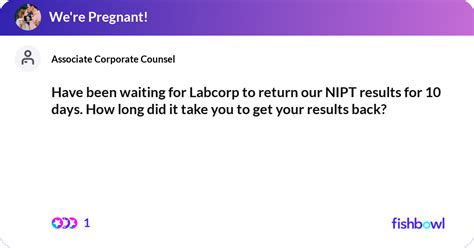 Have Been Waiting For Labcorp To Return Our Nipt R Fishbowl