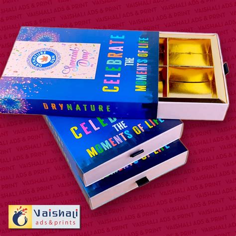 Custom Printed Dry Fruits Gift Boxes Box Capacity In Gms 500 Gms At