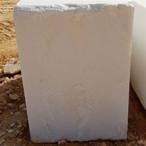 New Version 2023 White Marble Block With Quarries In Areas With The