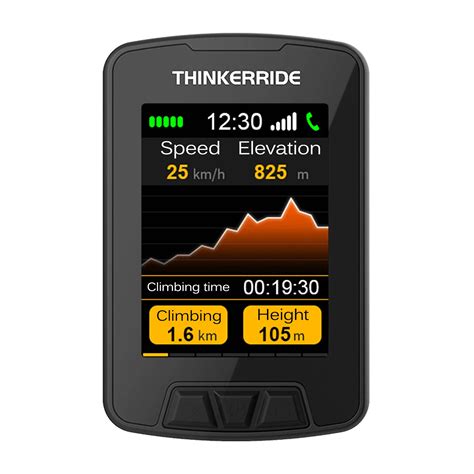 Thinkerride Ordinateur De V Lo Gps Sans Fil Ordinateur De V Lo Tanche