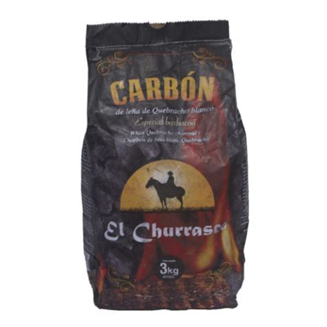 Carbonitas Carb N Vegetal Saco Kg El Churrasco Quebracho Blanco