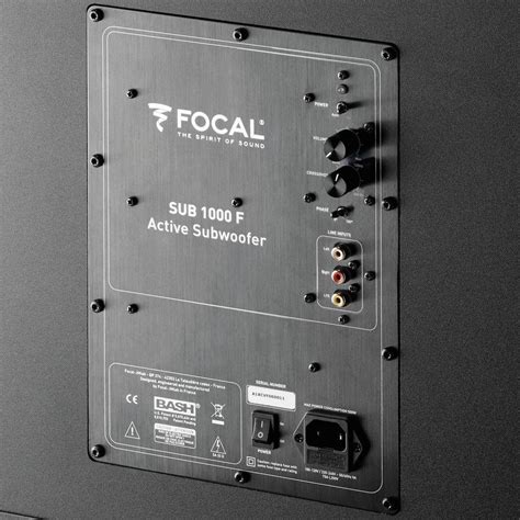 Focal Sub 1000 F - Zwart - Subwoofer - HiFis.be