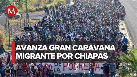 Caravana Migrante Reanuda Caminata Hacia Mapastepec En Chiapas Youtube