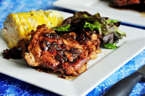 Balsamic Chicken Thighs Recipe Food