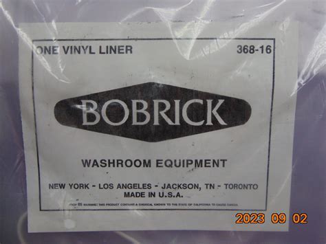 Bobrick 368 16 Heavy Vinyl Liner For Waste Receptacle EBay